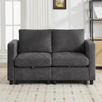 WUTUTUEE 58”Modular Sectional Loveseat Sofa, Modern Love Seat 2 Seater Sofa by WUTUTUEE