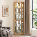 Anwick Corner Display Curio Cabinets by Anwick