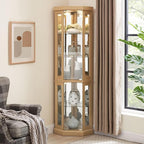 Anwick Corner Display Curio Cabinets by Anwick