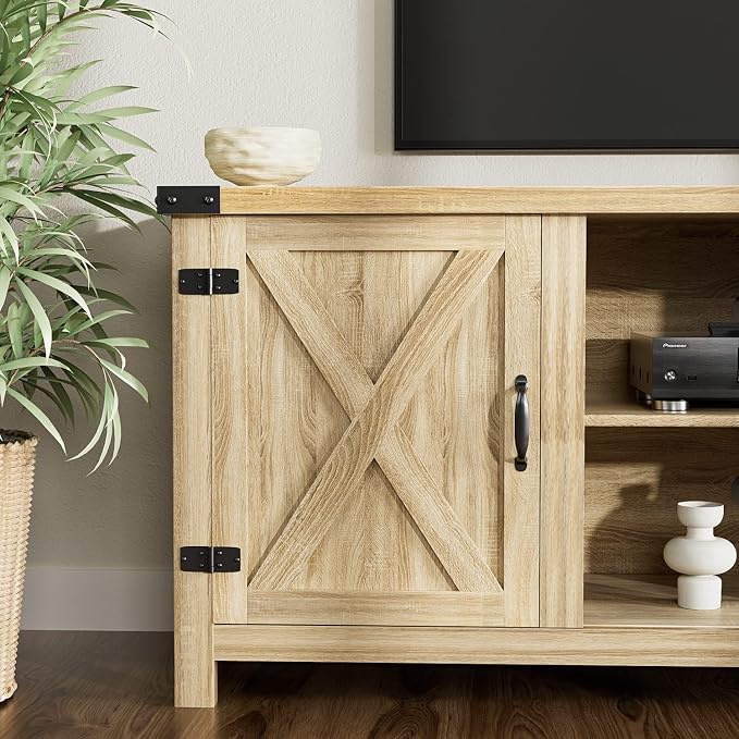 YESHOMY Modern Farmhouse TV Stand - Image 6