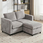 WUTUTUEE 58”Modular Sectional Loveseat Sofa by WUTUTUEE