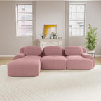 Boneless Sectional Couch, No Assembly Required, 117.3” L Shaped Modular Cloud - Image 2