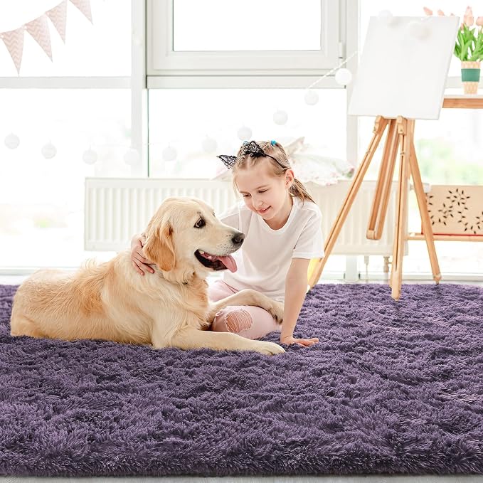 LOCHAS Area Rugs Fluffy Living Room Carpets - Image 4