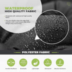 DANGHOOGY Wicker Chair Cushions, Waterproof Outdoor Loveseat Cushions - Image 4