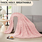 L'AGRATY Chunky Knit Throw Blanket - Image 5