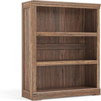 LINSY HOME 3-Tier Bookshelf Display Storage Shelves Farmhouse Bookshelf - Image 9