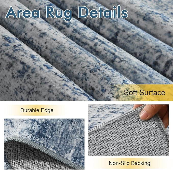 9x12 Ft Extra Large Washable Area Rugs - Image 6