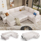 Vipbear 111" Modular Sectional Sleeper Sofa by VipbearLiving
