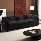 Ihanherry 111.4 Inch 3-Seater Cloud Sofa, Modular Sectional Couch, Modern Deep by iHanHerry