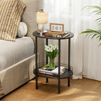 Small Modern Oval Side Table by DGSANDGPuttheCustomerFirst