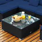 Tangkula 7-Piece Patio Furniture Set, Outdoor Sectional Wicker Sofa - Image 5