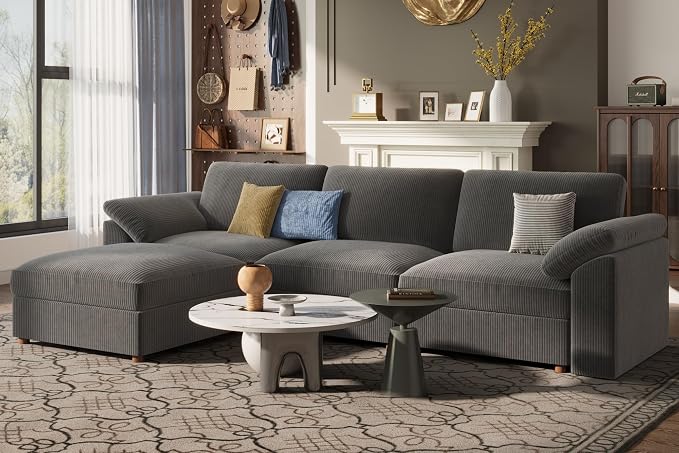 EASE MOOSE Oversized Sectional Modular Sofa, Large L Shape Sectional Couch Wide - Image 5