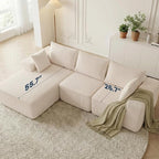 DUMOS 108" Boneless Couch, Cloud Sectional Couch - Image 4