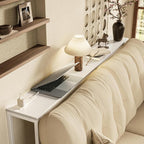 SUPERJARE Console Table with Outlet, 63 Inch Sofa Table with Charging Station - Image 2