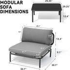 Crestlive Products Outdoor Patio Furniture Set - Image 2