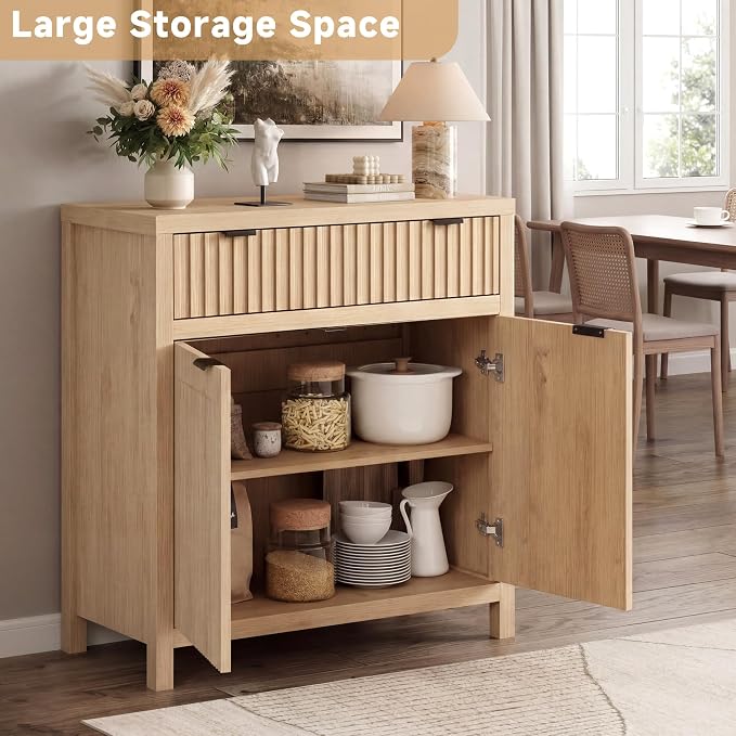 Fatmok Fluted Buffet Cabinet - Image 5