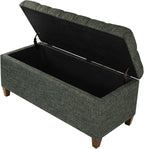Homepop Home Decor Tufted Ainsley Button Storage Ottoman Bench - Image 8
