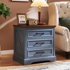 ACCOHOHO Farmhouse Nightstand - Image 3