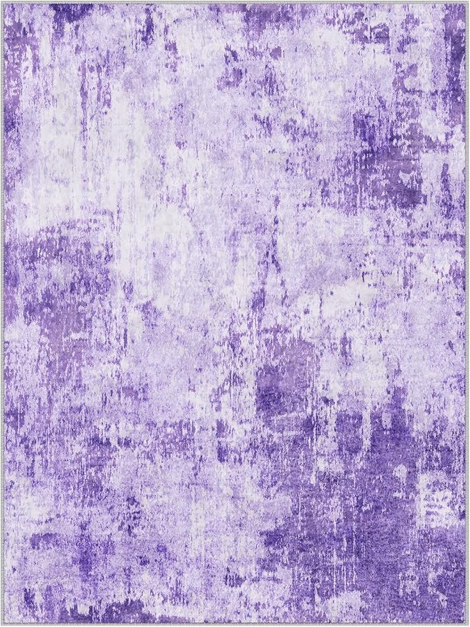 RELEANY Washable 5'x7' Abstract Area Rug - Image 9
