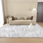 ORINOVA White and Gray Furry Carpet - Image 3