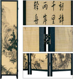 MyGift Decorative 6 Panel Folding Room Divider Bamboo Screen - Image 4
