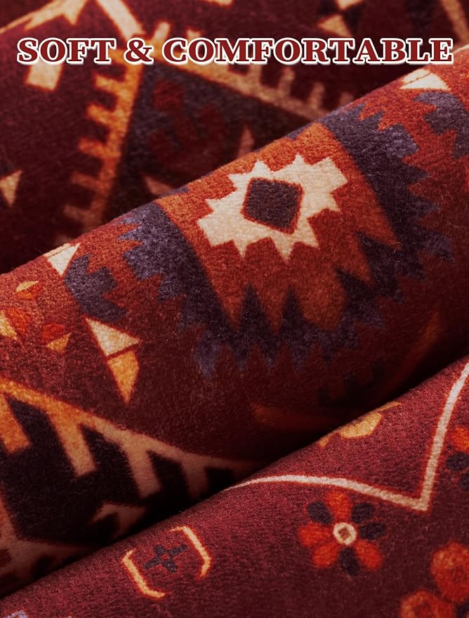 SERISSA 2x6 Washable Non Slip Boho Runner Rug - Image 5