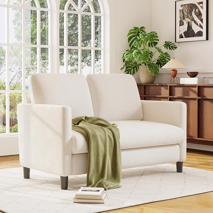 Welzona Loveseat, Comfy Teddy Love Seat - Image 7