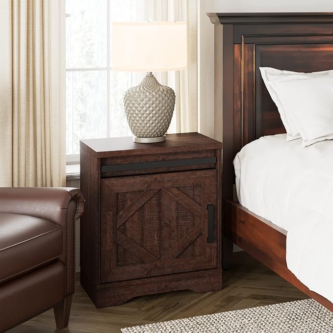 WAMPAT 24.3-inch Tall Farmhouse End Table - Image 8