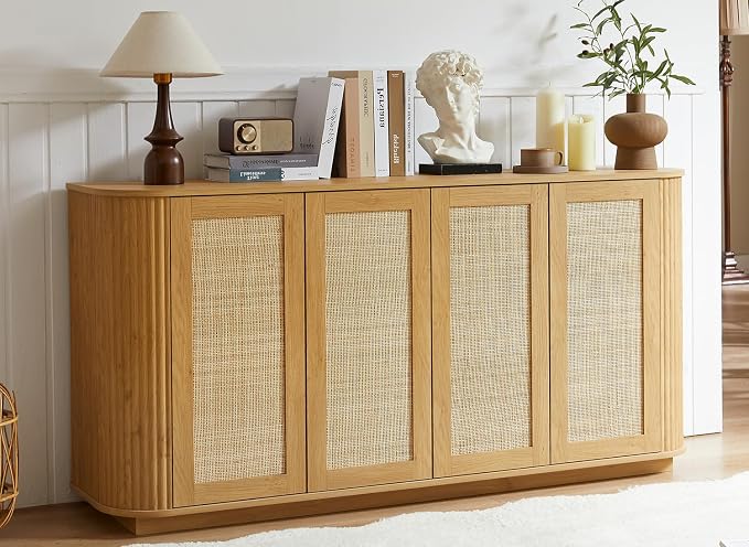 LKTART 64" Sideboard Buffet Cabinet by LKTART