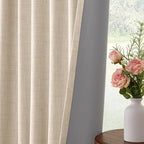 INOVADAY 100% Blackout Linen Curtains - Image 5