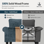 HERA'S HOUSE 73.2" Mid-Century Modern Loveseat, Oversized Sectional Couch - Image 9