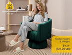 Dewhut Swivel Accent Chair, 360° Swivel Barrel Chair - Image 4