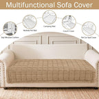Couch Cover for Dogs, Washable Non Slip Plush Flannel Sofa Protector | Thick - Image 3