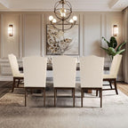 HomePop Scalloped Back Dining Chair - Image 2