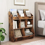 HOOBRO Kids Bookshelf, Toy Storage Organizer, Bookshelf - Image 2
