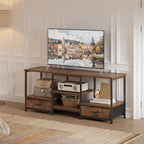 DUMOS 47 Inch TV Stand for 55-65 Inch TVs, Entertainment Center - Image 9