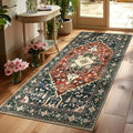 Yamaziot Washable Runner Rug, 3x6 Non-Slip Boho Vintage Hallway Kitchen Rug | by Yamaziot