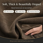 Mini Chenille Linen Blend Upholstery Fabric by the Yard, 57 Inch Wide Soft - Image 8