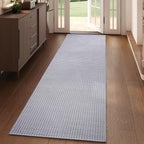 Kitchen Runner Rug Mat Non Slip Hallway Runner Washable Gray 2x6 ft | Boho Soft - Image 3