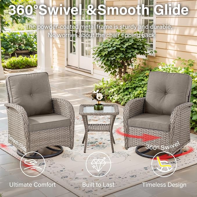 Belord 5 Pieces Patio Furniture Set - Image 3