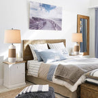 Hamucd White Boho Ceramic Lamps - Image 4