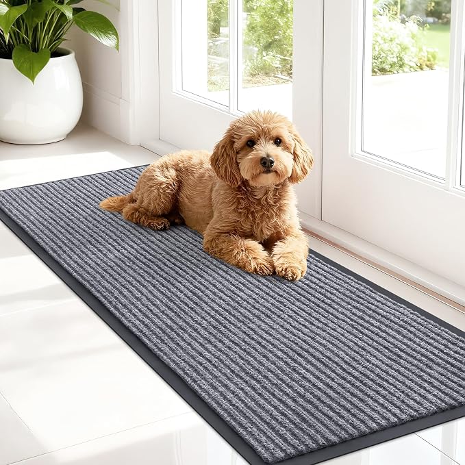 OLANLY Front Door Mat 47x17, Waterproof Heavy-Duty Indoor Outdoor Doormat | by OLANLY
