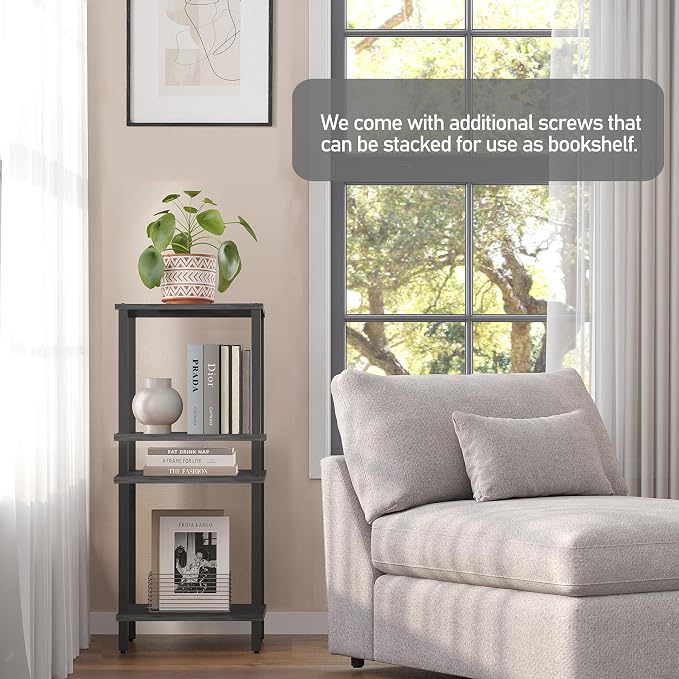 TUTOTAK End Table with Charging Station, Small Side Table with Outlets - Image 5