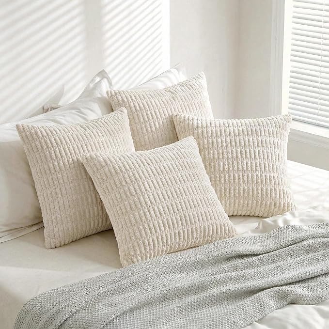 Fancy Homi 4 Packs Decorative Throw Pillow Covers - Image 8