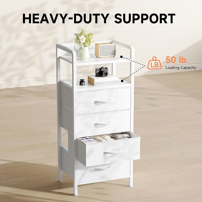 Lazzanto Night Stand Bedside Charger Bedroom - Image 7