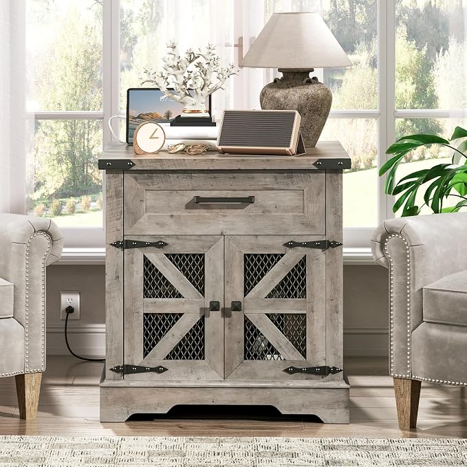 RALGEND Farmhouse End Table - Image 8