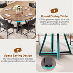 Jocoevol 51“ Round Kitchen Dining Room Table - Image 6
