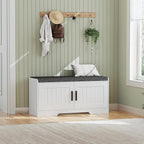 Homleke 2-Tier Storage Bench, Shoe Bench by Homleke