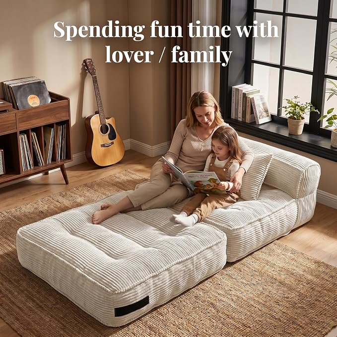 Folding Sofa Bed, Convertible Sleeper Chair - Image 6