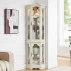 Glass Corner Display Cabinet by NALLBEIRRAA